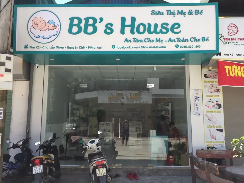 BB’s House – Siêu thị mẹ và bé Khu X2, chợ Lắp Ghép, Nguyên Khê