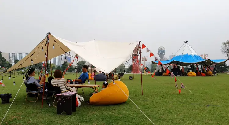 Khu picnic và cafe vườn Nhật Vinhomes Smart City