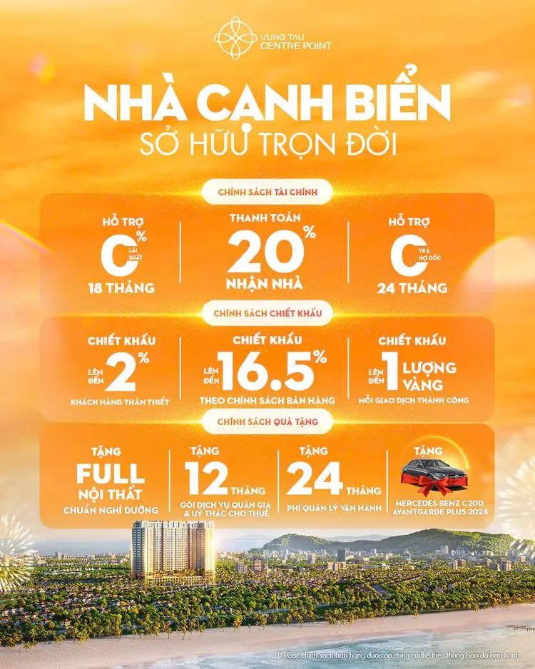 Vung Tau Centre Point sở hữu không thời hạn không áp lực tài chính không cần chờ đợi