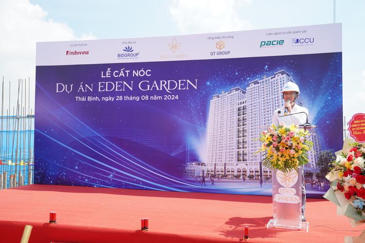 BIDGROUP Chính Thức Cất Nóc Dự Án Eden Garden