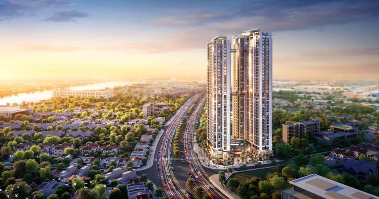 Lợi thế “cận giang” chưa đến 400m và khoảng cách di chuyển về Quận 1 (TP.HCM) chỉ 11,5km giúp The Emerald 68 liên tục được săn đón