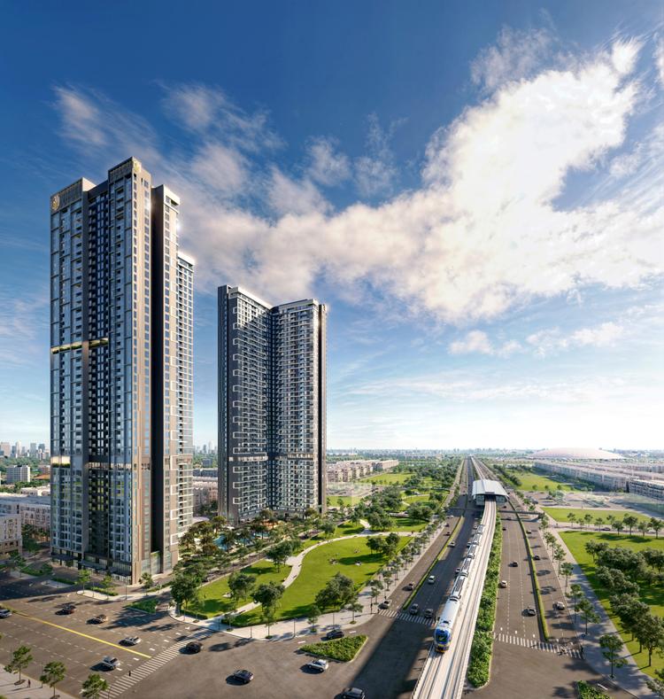 Những hình ảnh đầu tiên về dự án Masteri Grand Avenue tại Vinhomes Global Gate.