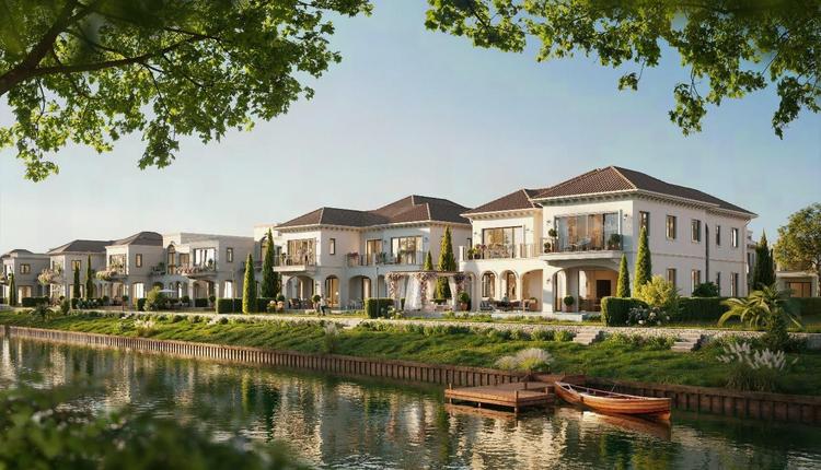 Dòng biệt thự, dinh thự ven kênh Park Village thuộc khu đô thị Waterpoint đang là “đích nhắm” của giới thượng lưu