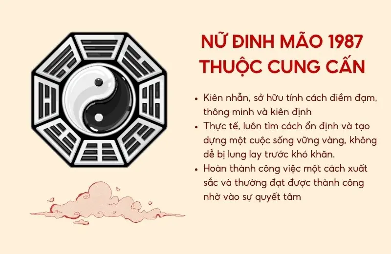 Tính cách của nữ Đinh Mão thuộc cung Cấn