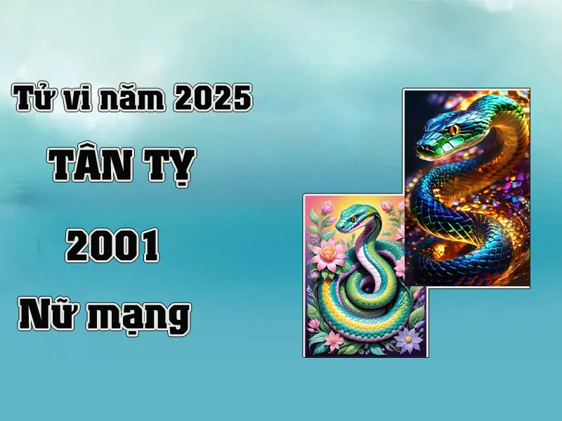 Tử vi tuổi 2001 năm 2025 nữ mạng