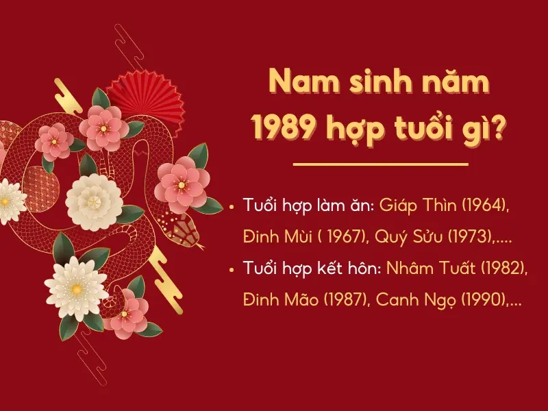 Tuổi hợp với nam mạng Kỷ Tỵ