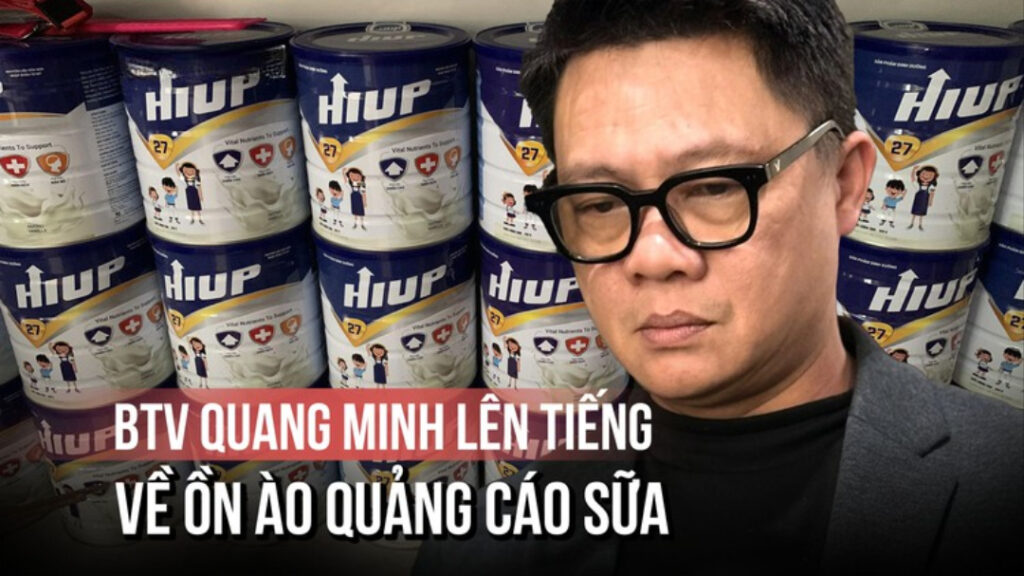 Quảng cáo nhầm hàng giả: BTV Quang Minh nói gì về sữa HIUP 27?